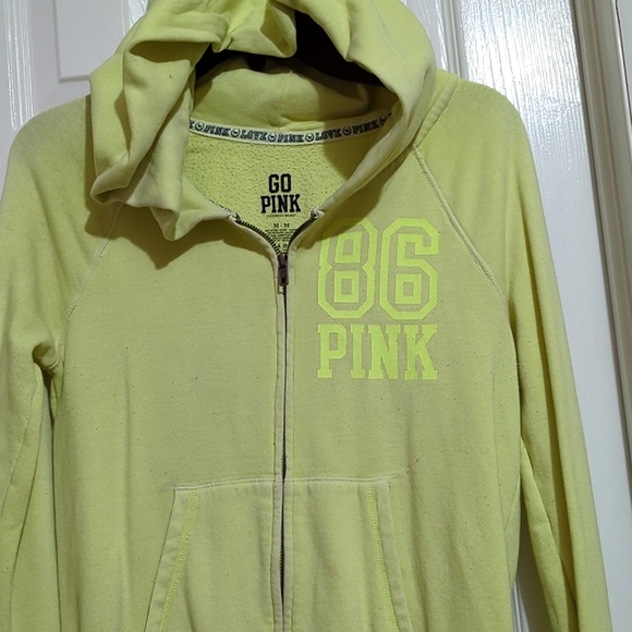 Victoria's Secret PINK Full-Zip Hoodie, Junior Size Medium - Picture 1 of 13